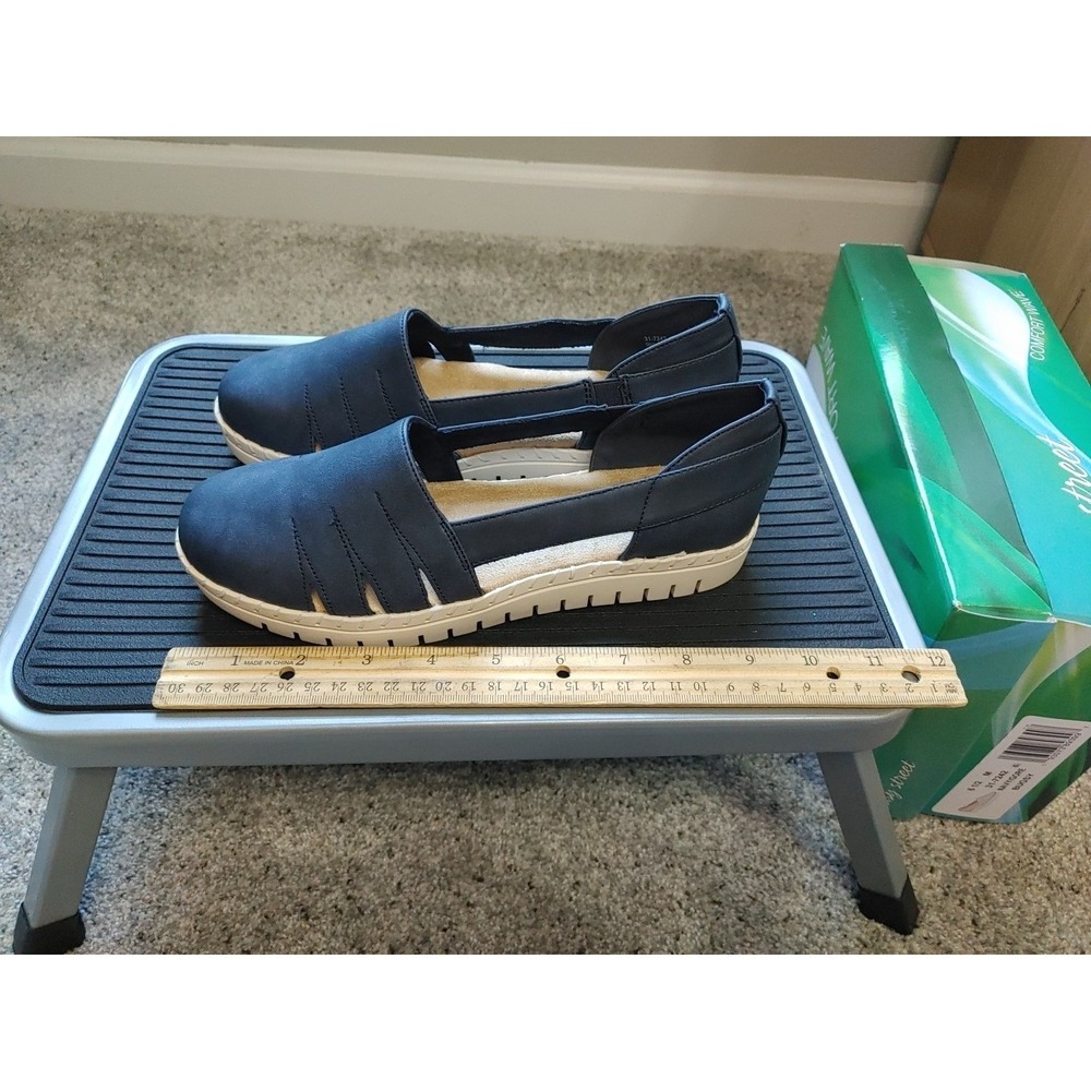 Easy Street Bugsy Navy / Gore Women's Slip On Shoes Sz. 6.5 M NIB 31-7245 - Picture 10 of 12